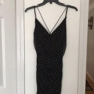 Black sparkling cocktail dress by Windsor.